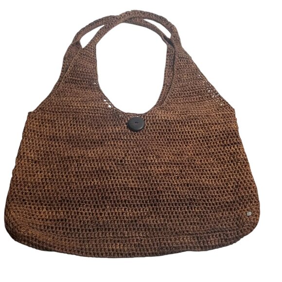 Helen Kaminski Australia 100% Raffia Handcrafted Brown Woven Shoulder Bag - Picture 1 of 8
